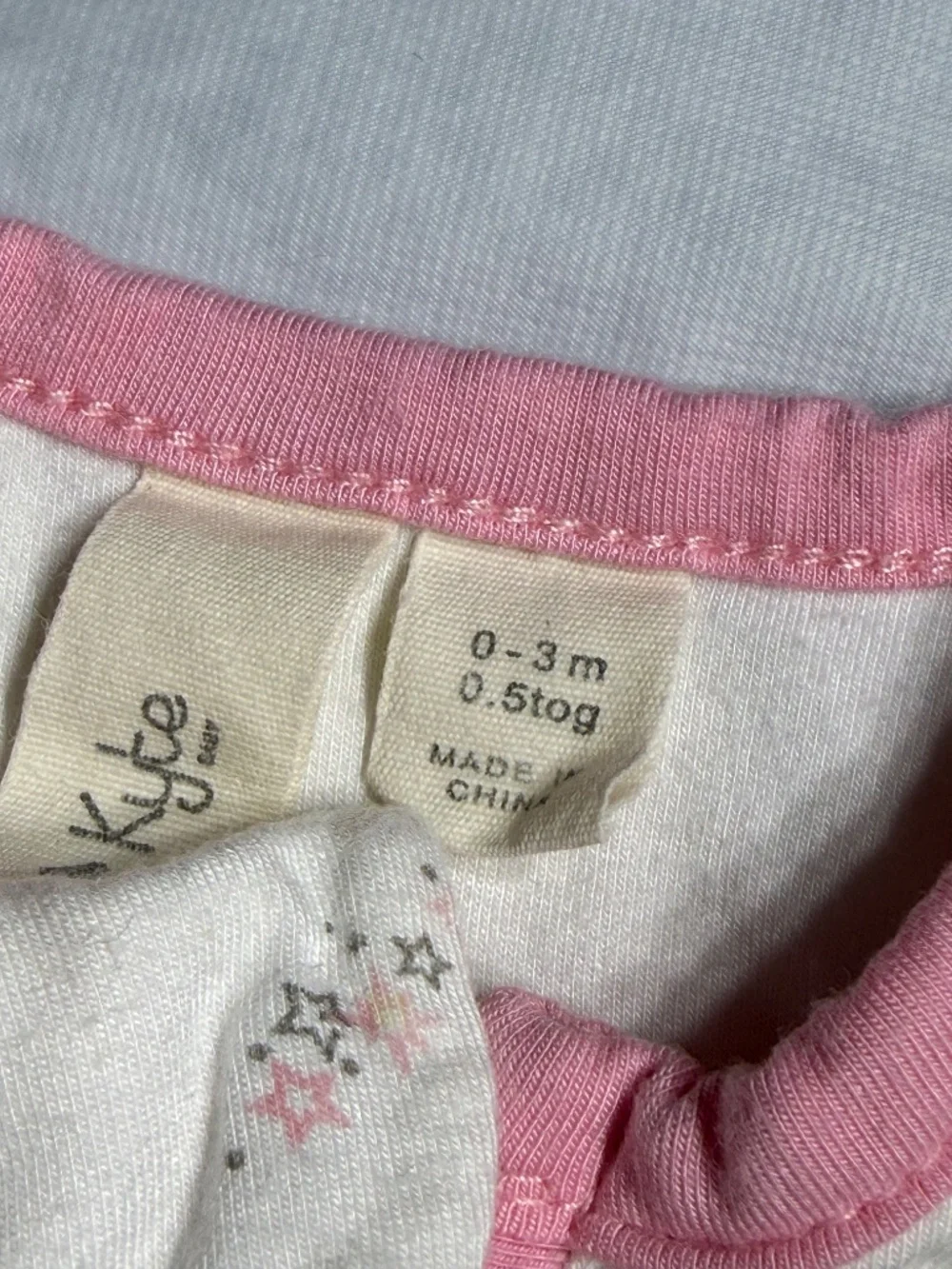Kyte Baby Whimsical Unicorn Pink and White SleepSack Size 0-3 Months 0.5 tog